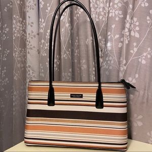 Kate Spade Striped Canvas Purse
